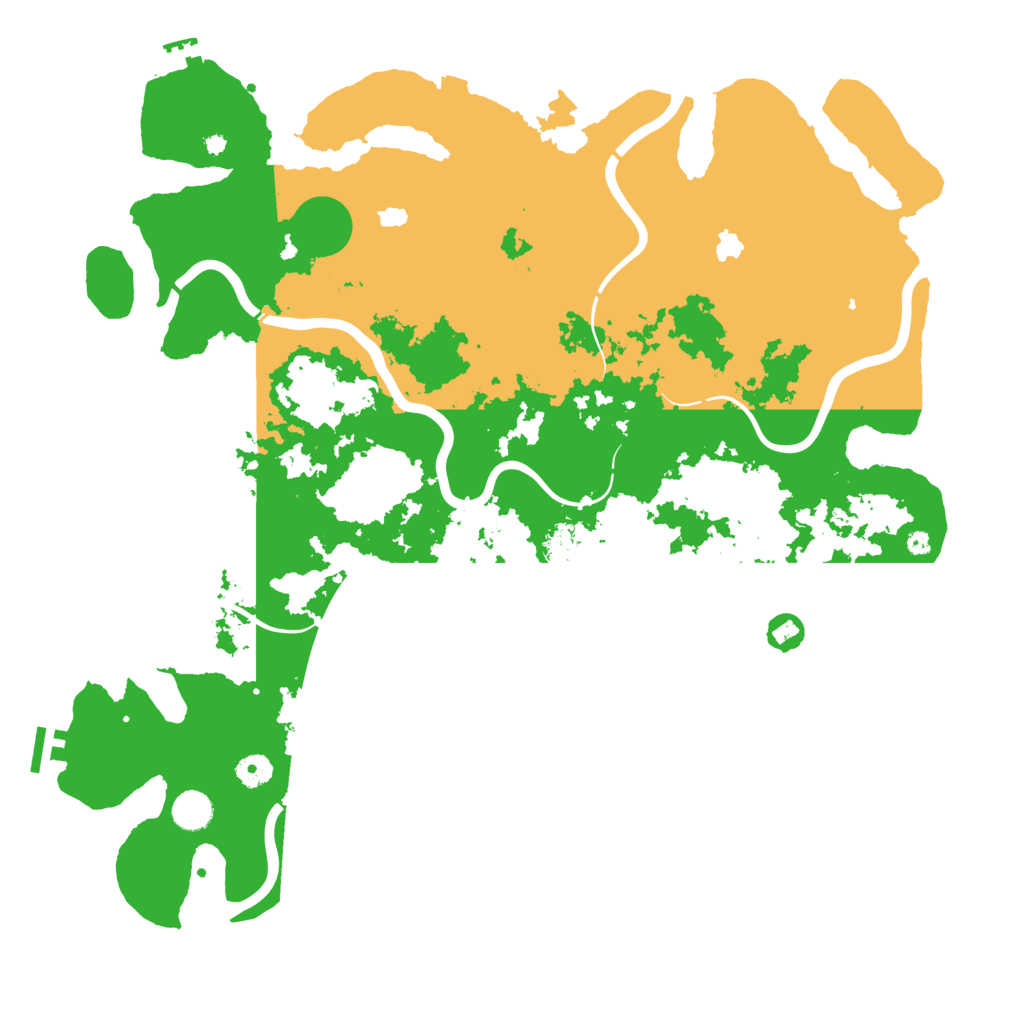 Biome Rust Map: Procedural Map, Size: 4500, Seed: 1200137775