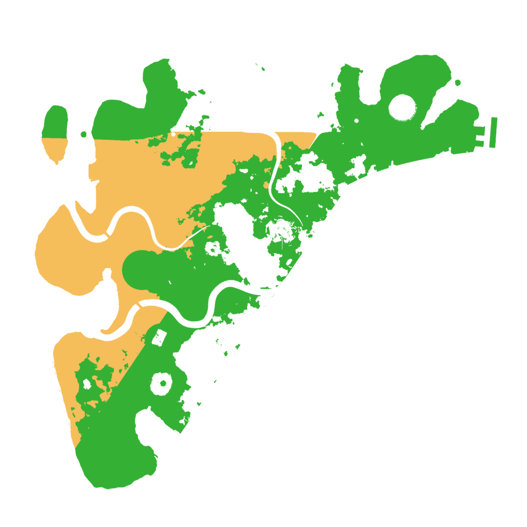 Biome Rust Map: Procedural Map, Size: 3500, Seed: 607249973