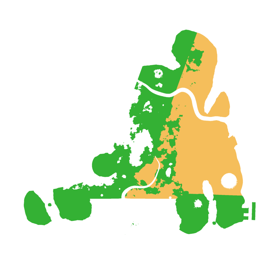 Biome Rust Map: Procedural Map, Size: 3000, Seed: 7136420