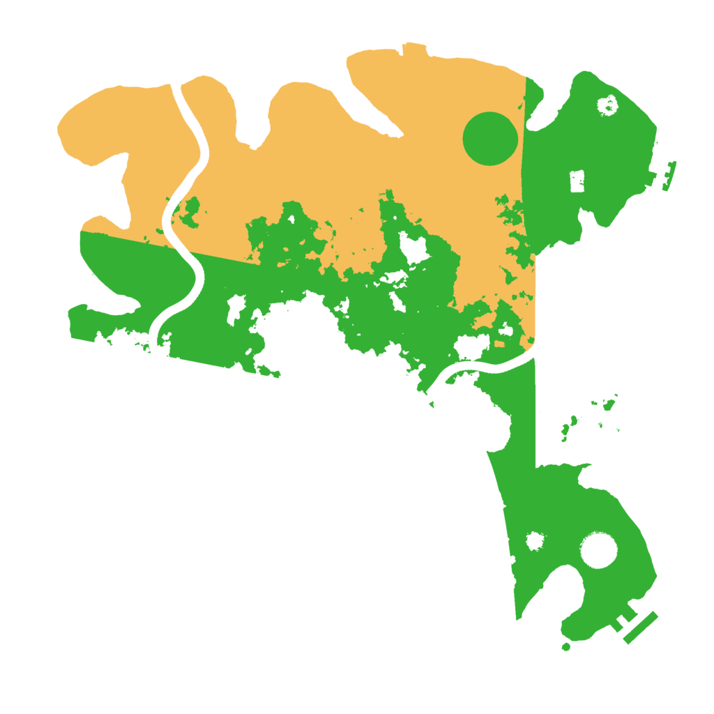 Biome Rust Map: Procedural Map, Size: 3500, Seed: 1115143680
