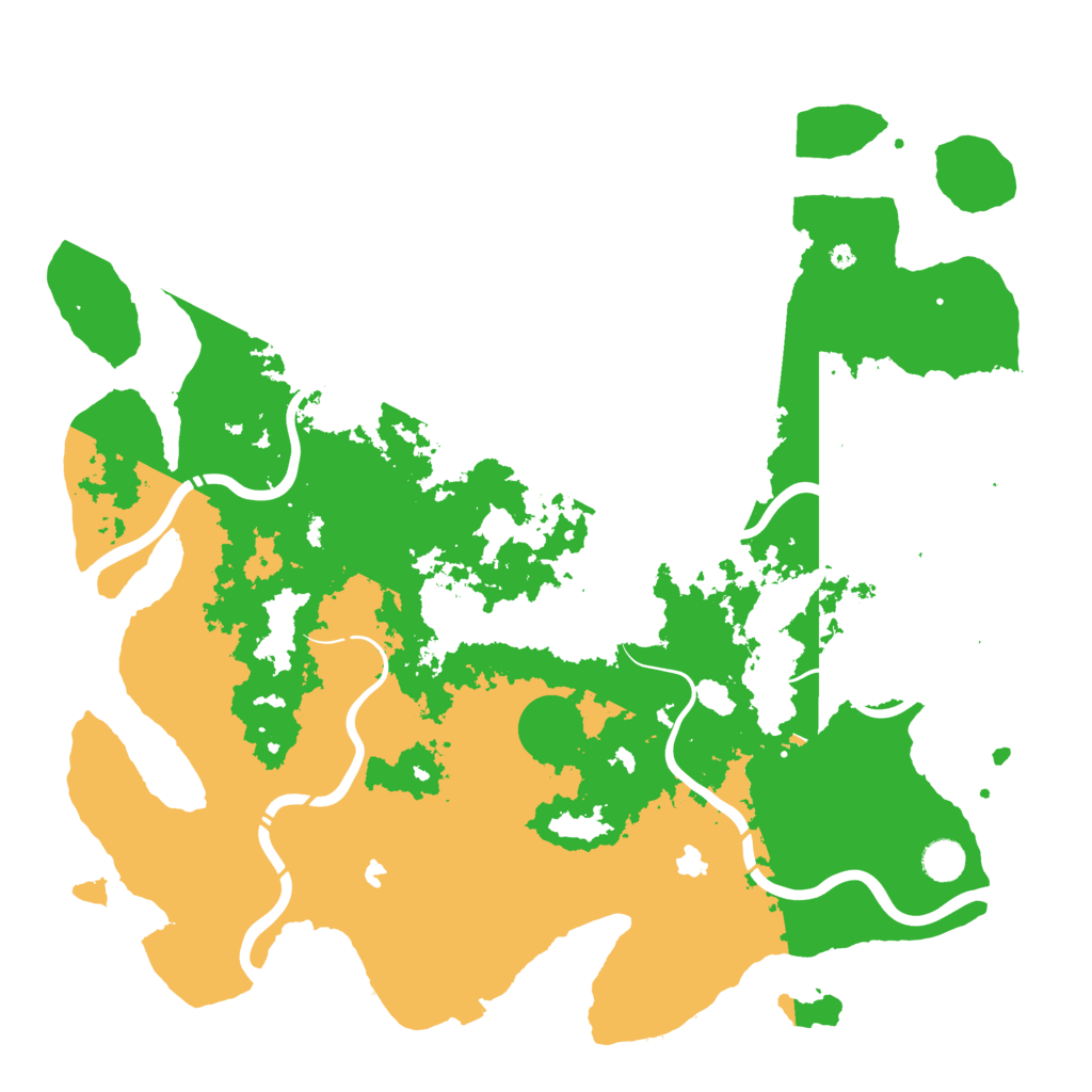 Biome Rust Map: Procedural Map, Size: 4500, Seed: 41231