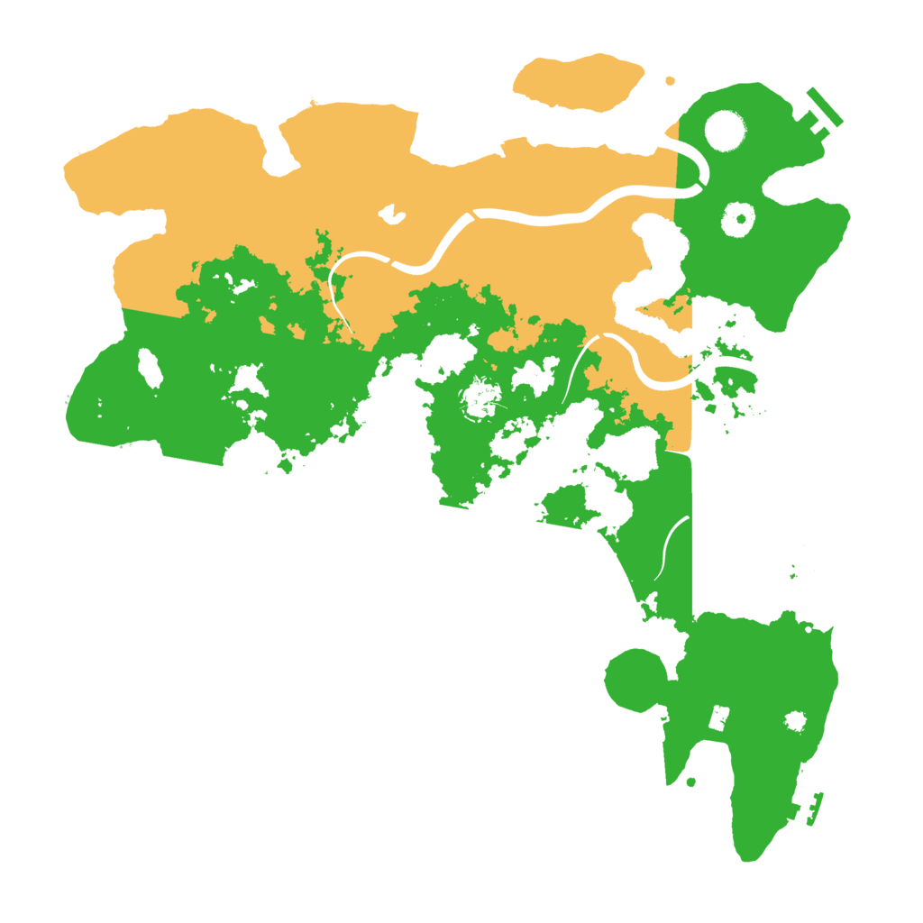 Biome Rust Map: Procedural Map, Size: 4000, Seed: 463162596