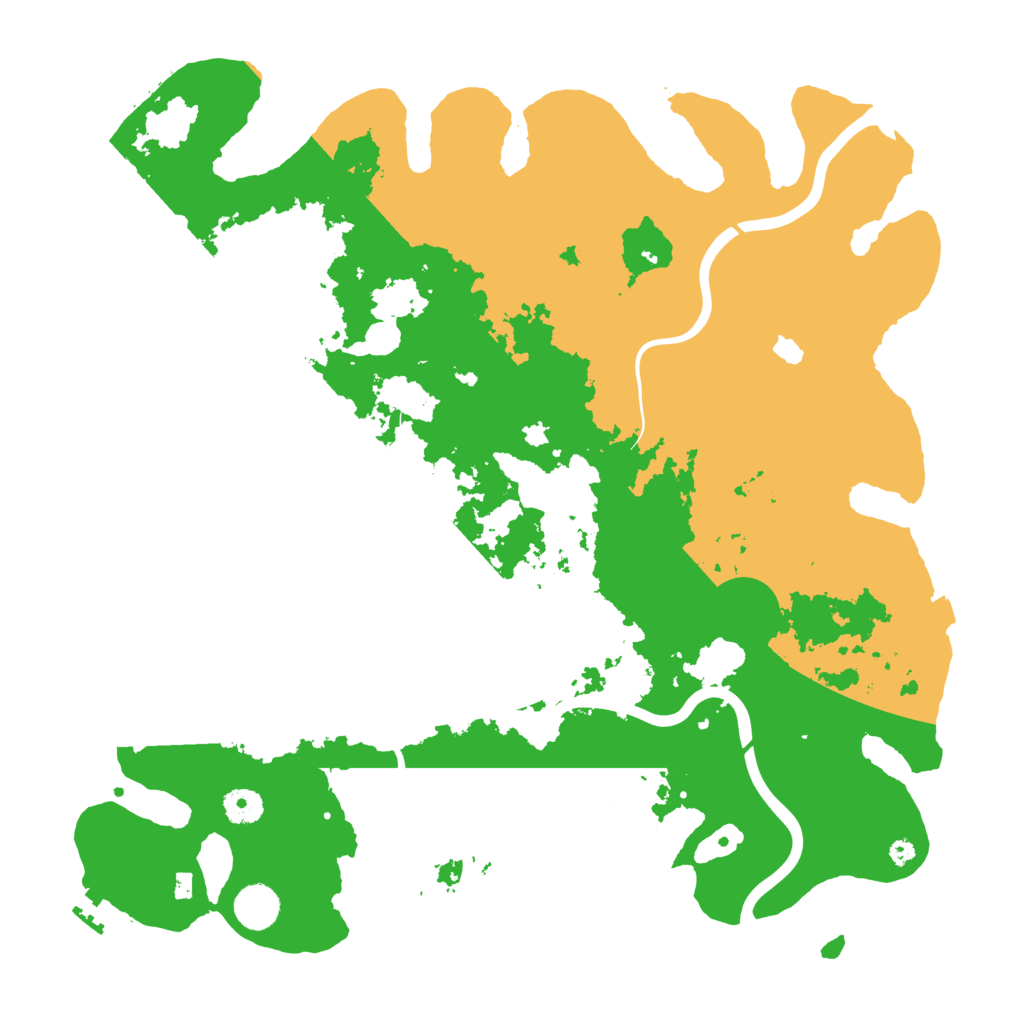 Biome Rust Map: Procedural Map, Size: 4096, Seed: 2053503259