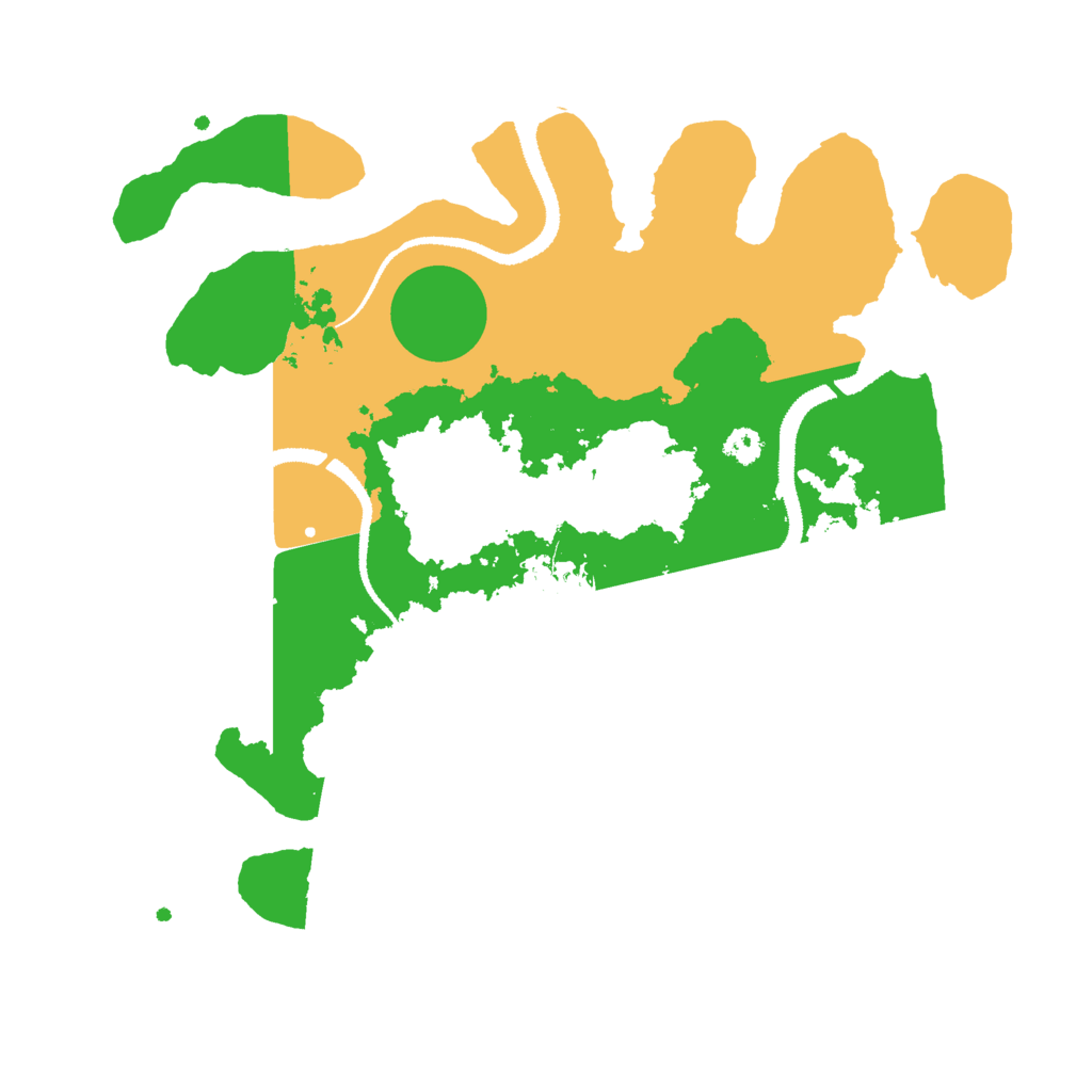 Biome Rust Map: Procedural Map, Size: 3000, Seed: 72283739