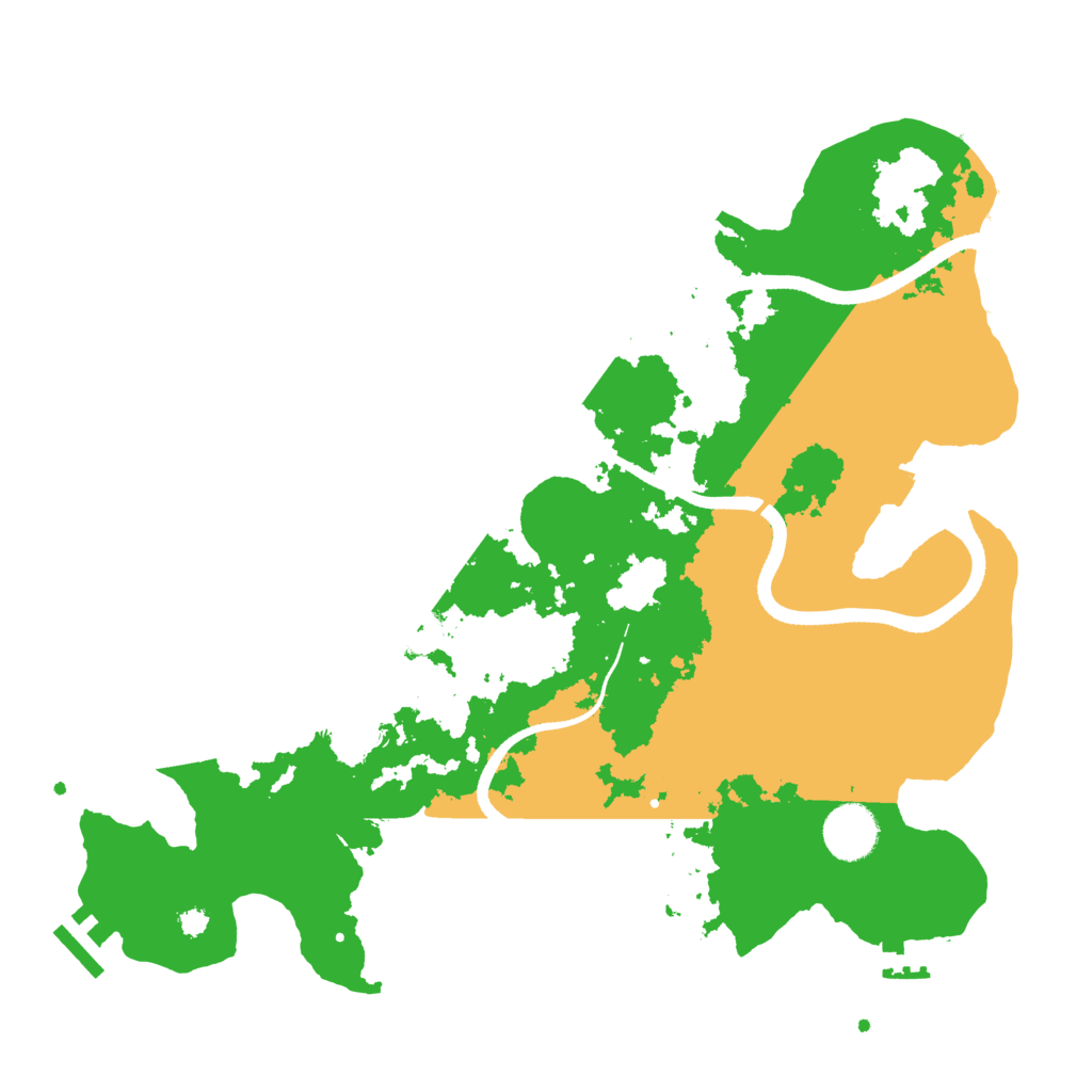 Biome Rust Map: Procedural Map, Size: 3500, Seed: 1981002772