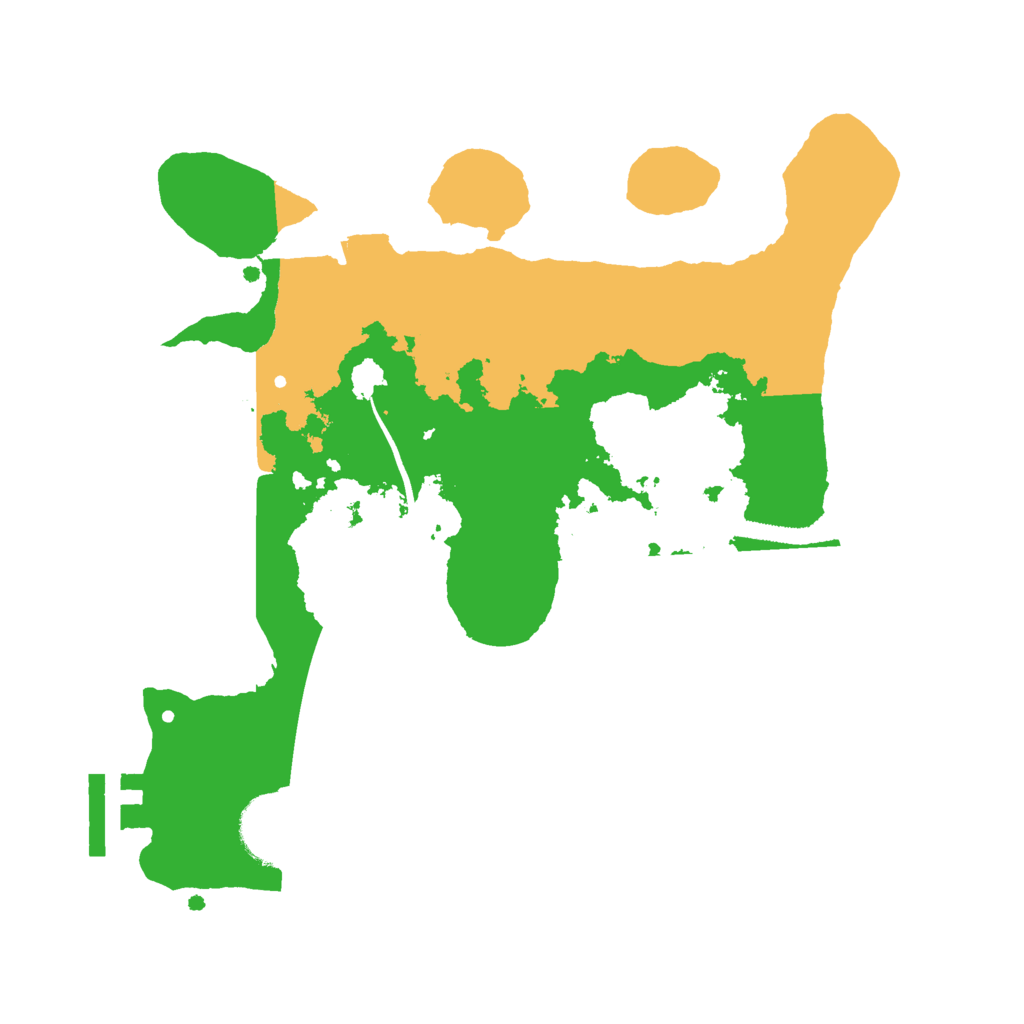 Biome Rust Map: Procedural Map, Size: 2500, Seed: 1893068574