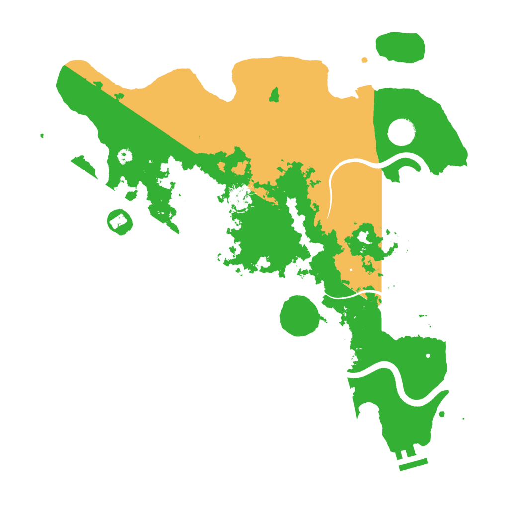 Biome Rust Map: Procedural Map, Size: 3500, Seed: 2010270726