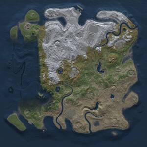 Thumbnail Rust Map: Procedural Map, Size: 4250, Seed: 1950007176, 16 Monuments