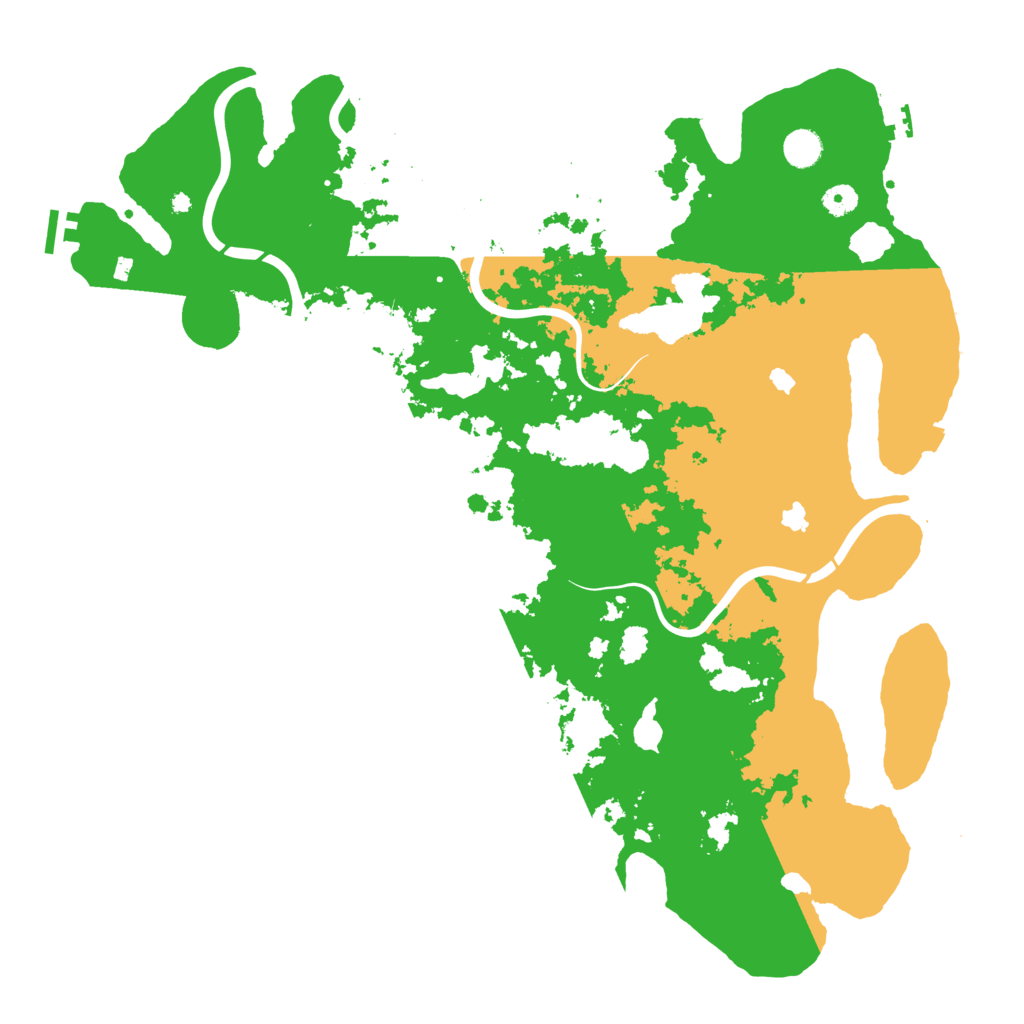 Biome Rust Map: Procedural Map, Size: 4700, Seed: 879741999