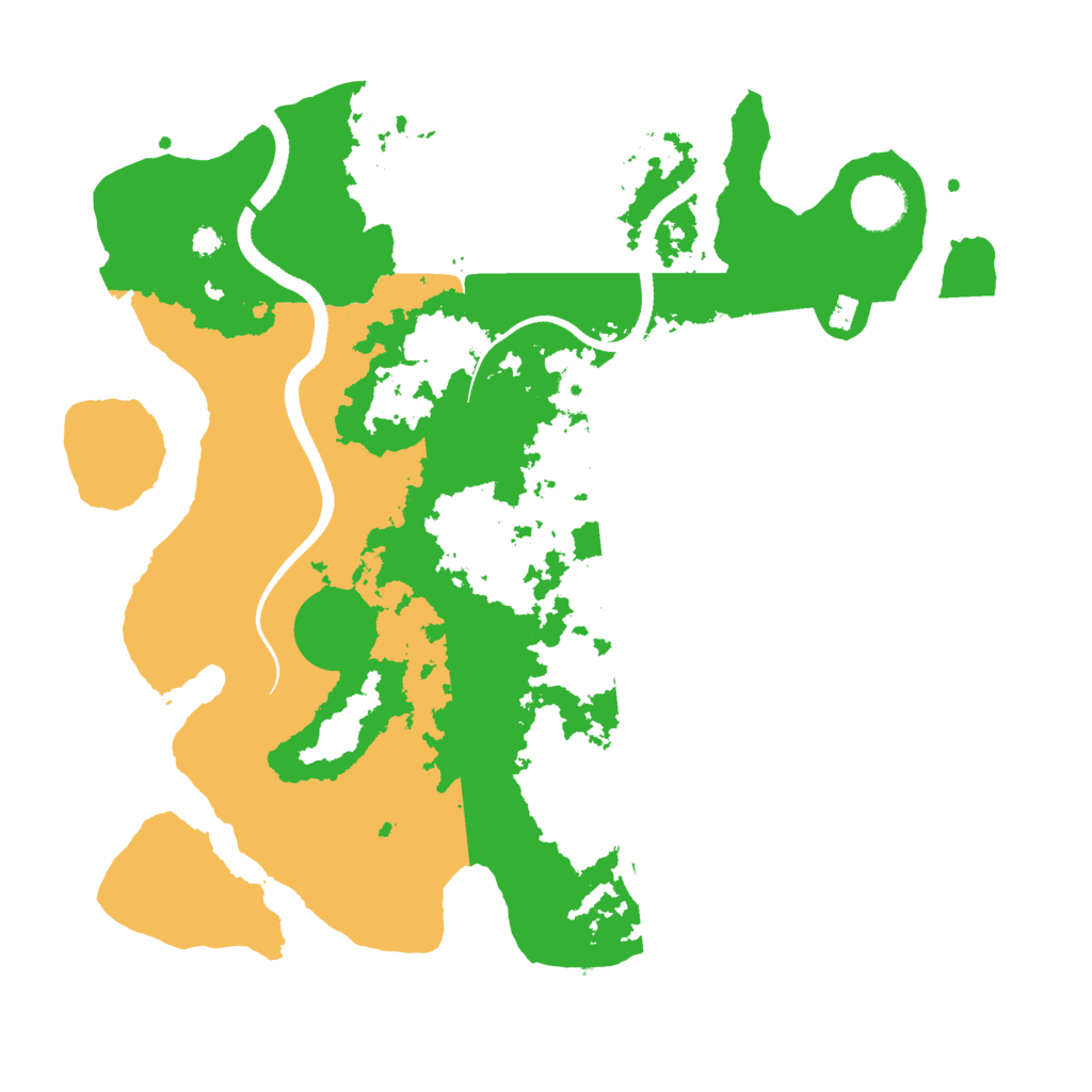 Biome Rust Map: Procedural Map, Size: 3500, Seed: 1827364510