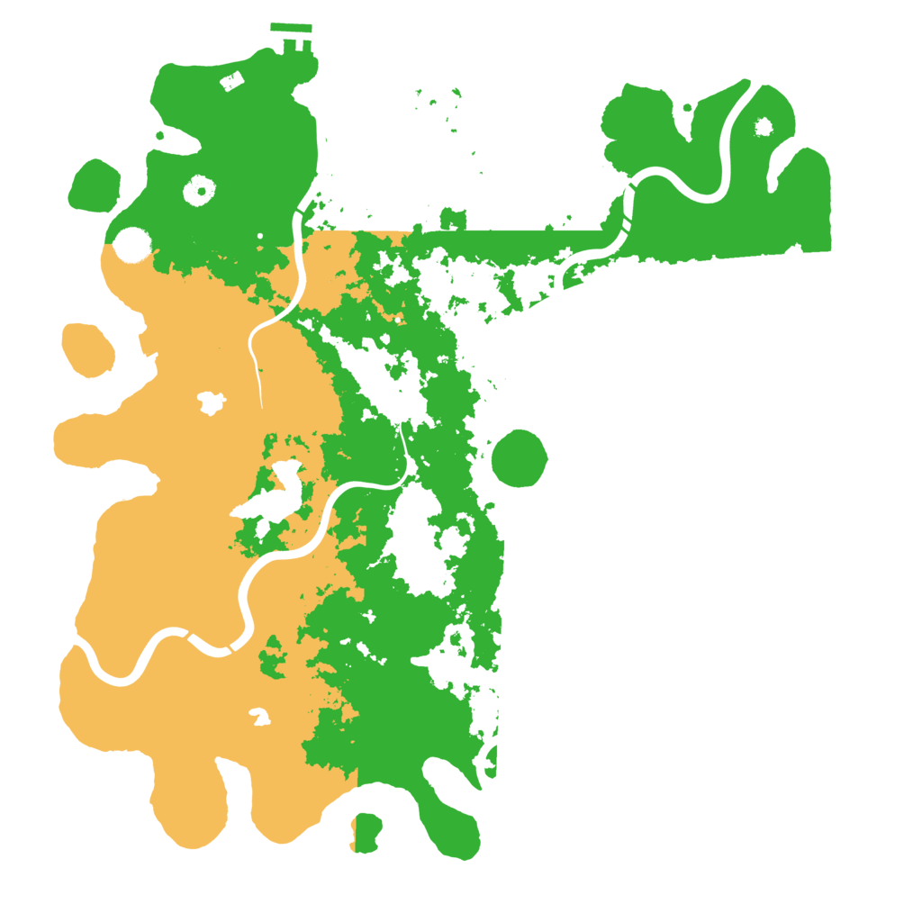 Biome Rust Map: Procedural Map, Size: 4500, Seed: 1029103990