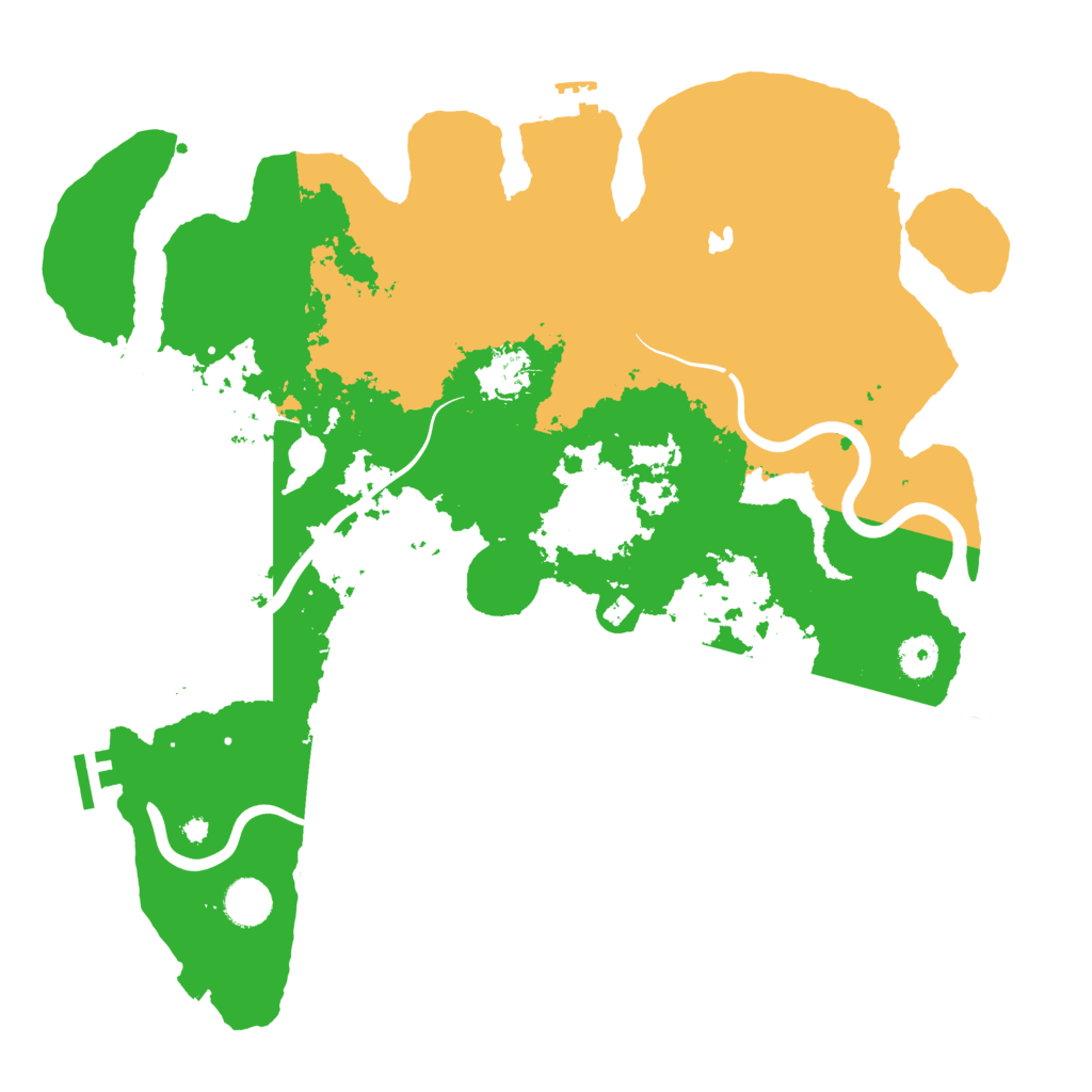 Biome Rust Map: Procedural Map, Size: 4000, Seed: 10731