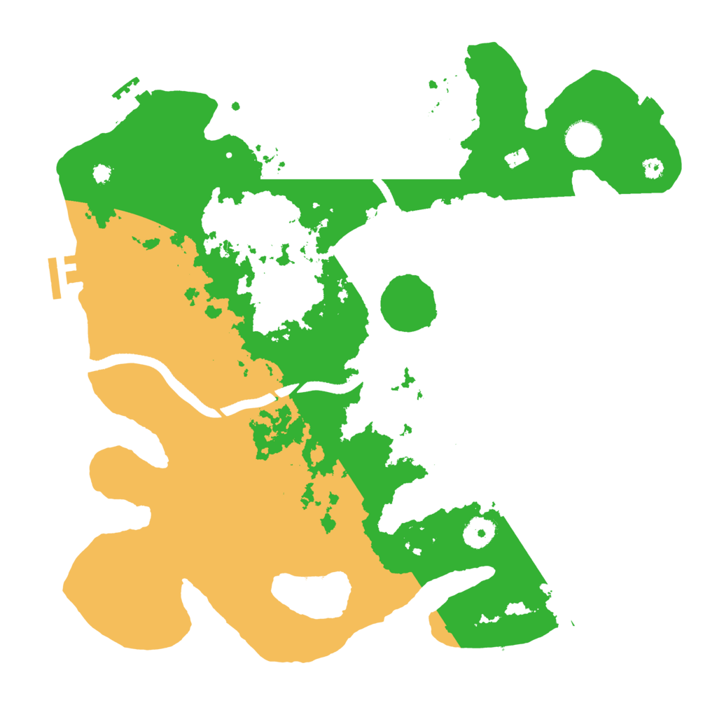 Biome Rust Map: Procedural Map, Size: 3500, Seed: 676769