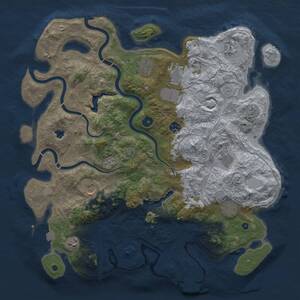 Thumbnail Rust Map: Procedural Map, Size: 4250, Seed: 916732563, 14 Monuments