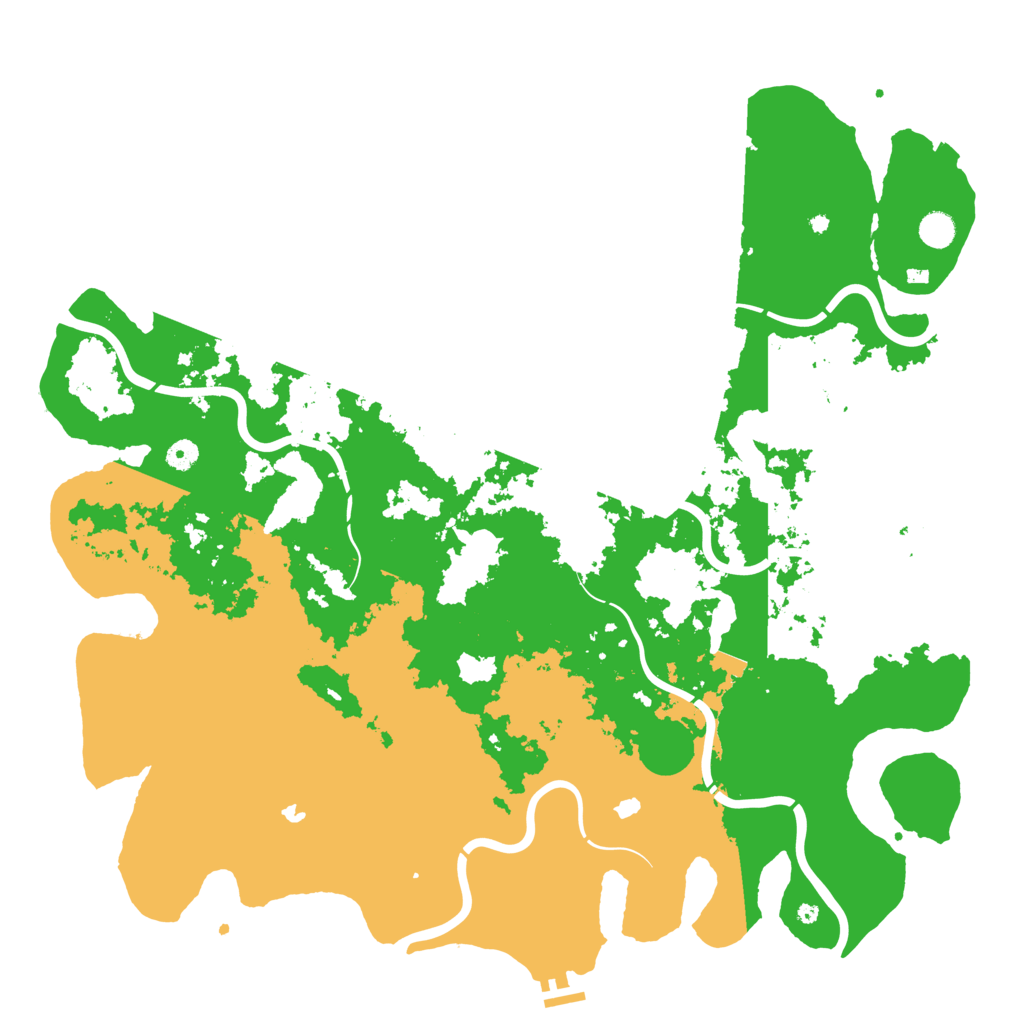 Biome Rust Map: Procedural Map, Size: 5000, Seed: 1088654581