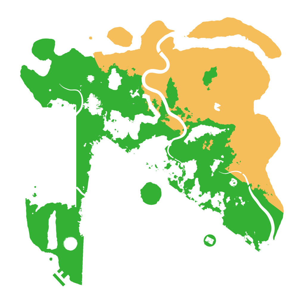 Biome Rust Map: Procedural Map, Size: 4000, Seed: 390529102