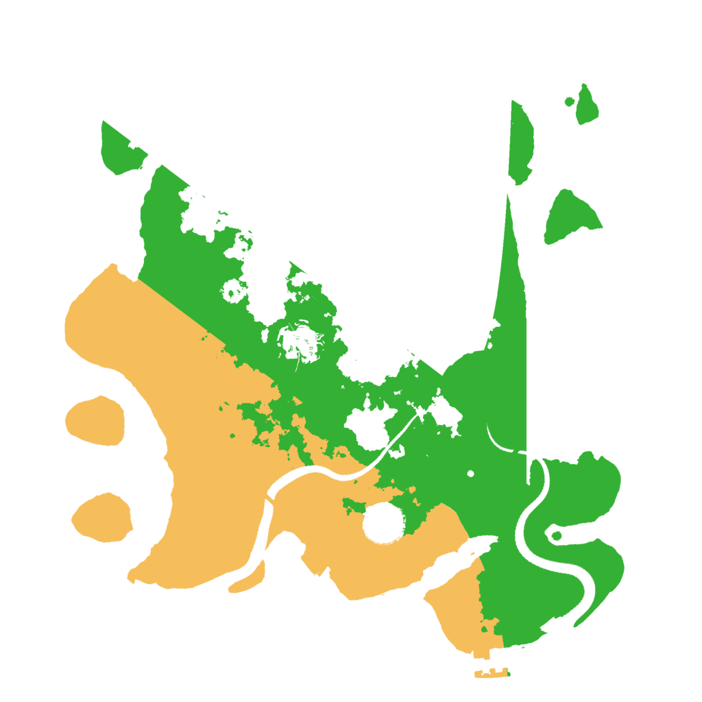 Biome Rust Map: Procedural Map, Size: 3000, Seed: 23825623