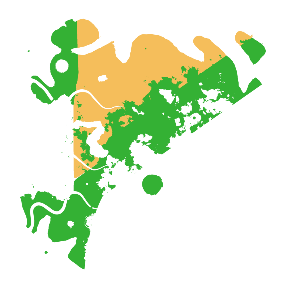Biome Rust Map: Procedural Map, Size: 4000, Seed: 3100349
