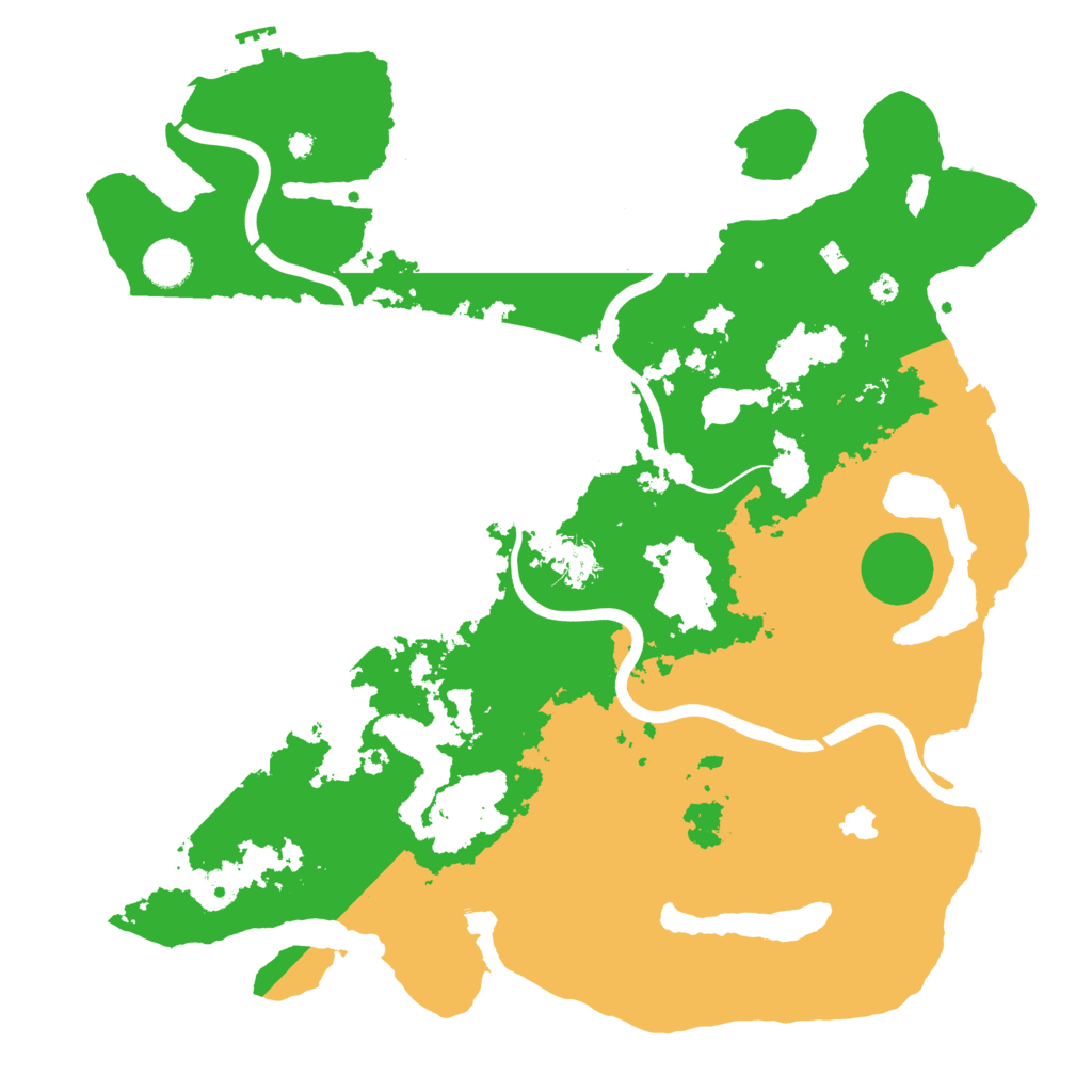 Biome Rust Map: Procedural Map, Size: 4000, Seed: 648245