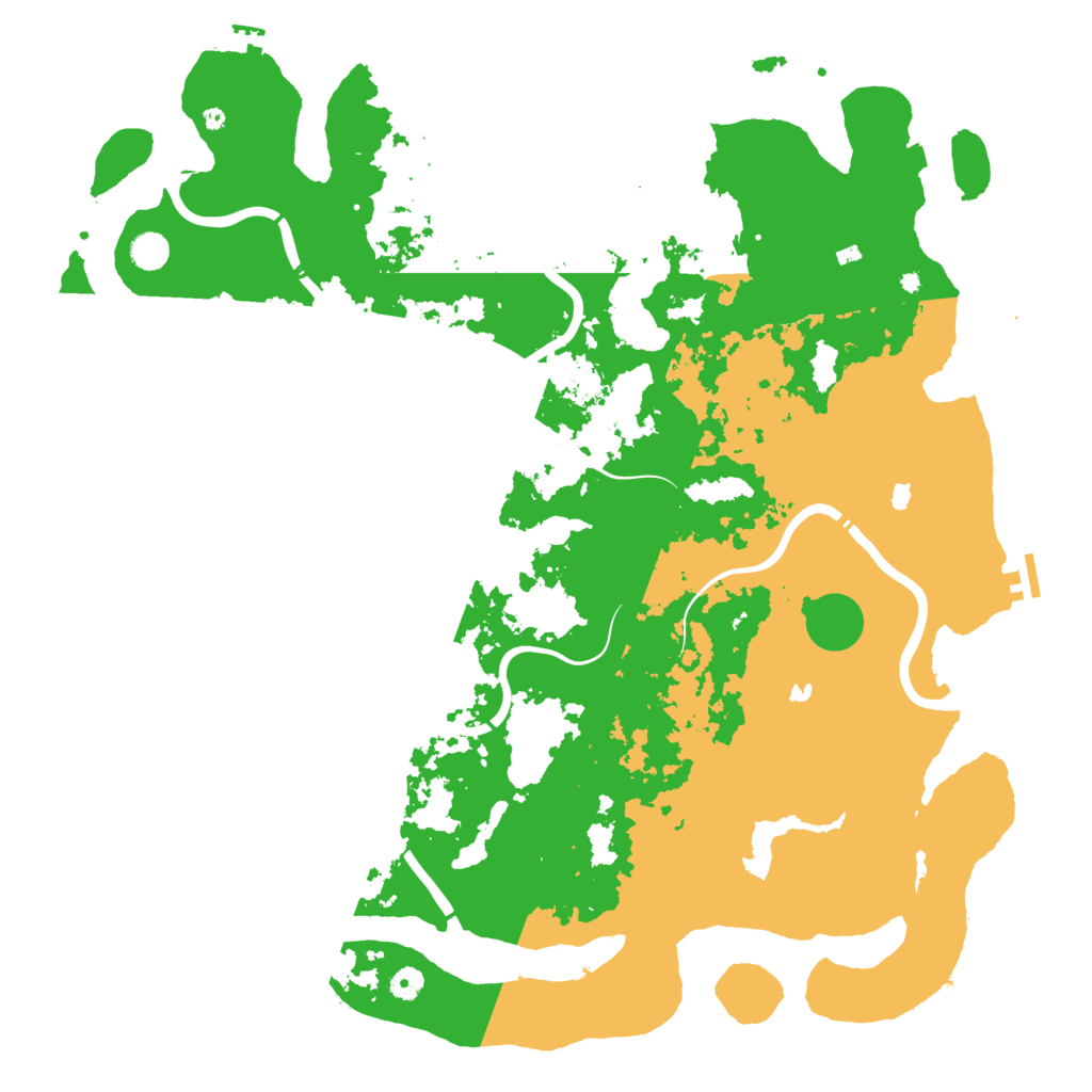 Biome Rust Map: Procedural Map, Size: 5000, Seed: 1754176969