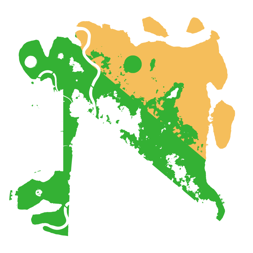 Biome Rust Map: Procedural Map, Size: 3800, Seed: 45637