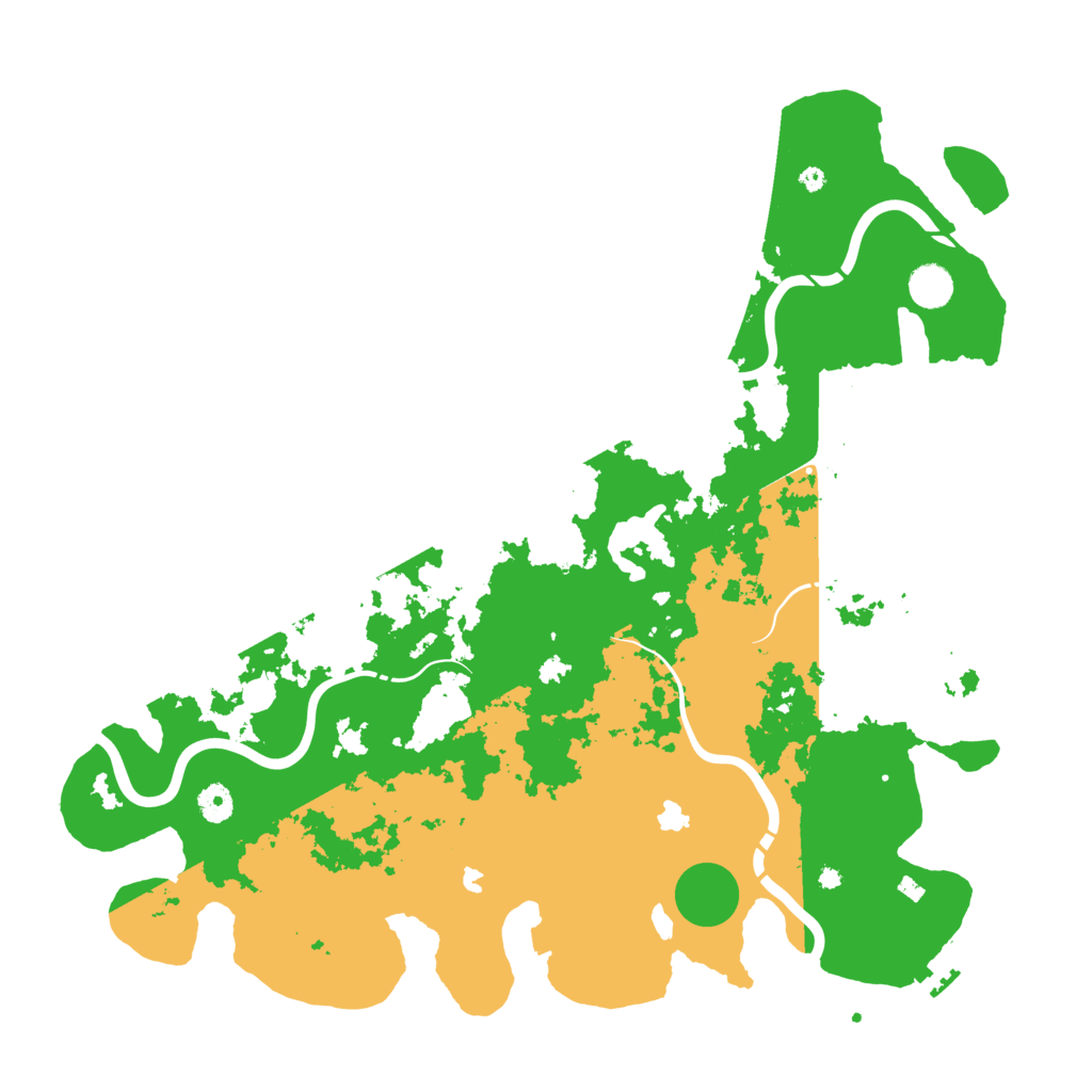 Biome Rust Map: Procedural Map, Size: 4500, Seed: 2007275205