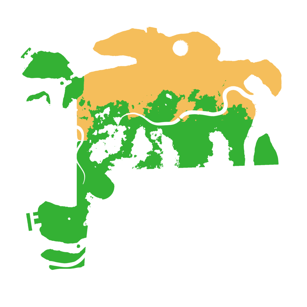 Biome Rust Map: Procedural Map, Size: 3500, Seed: 682792989