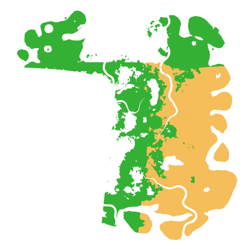 Biome Rust Map: Procedural Map, Size: 5000, Seed: 369