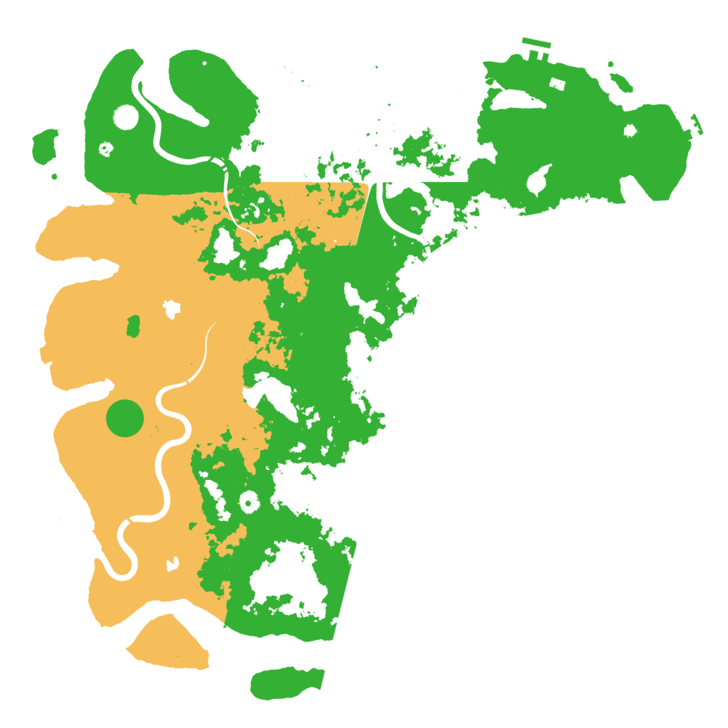 Biome Rust Map: Procedural Map, Size: 5100, Seed: 87