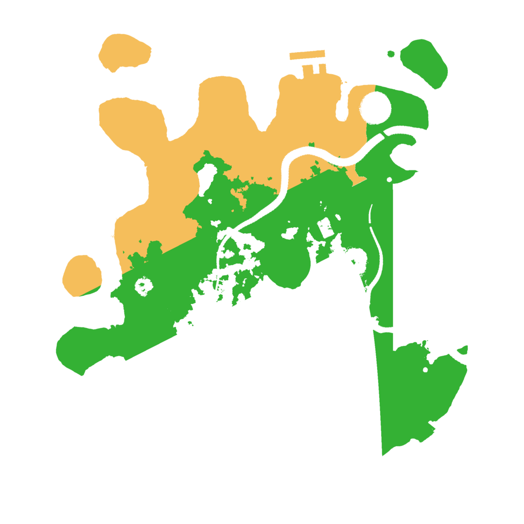 Biome Rust Map: Procedural Map, Size: 3000, Seed: 457433