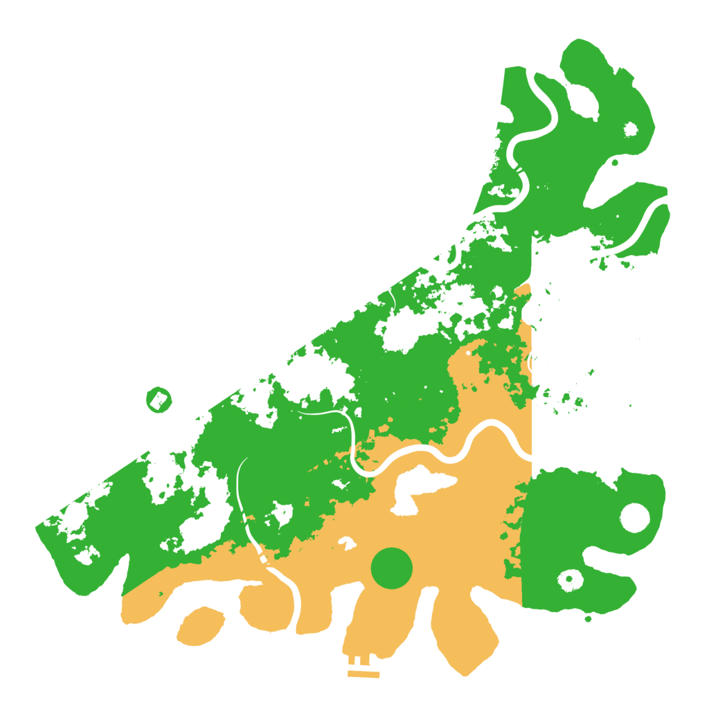 Biome Rust Map: Procedural Map, Size: 4500, Seed: 363731293