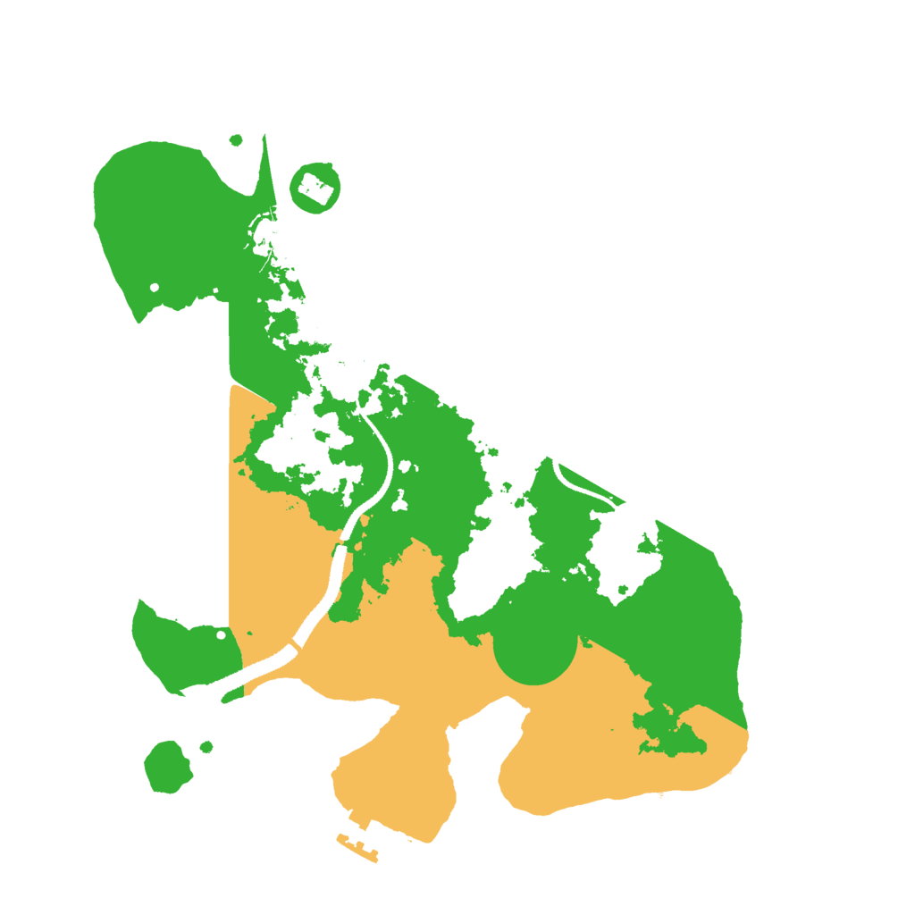 Biome Rust Map: Procedural Map, Size: 3000, Seed: 50501