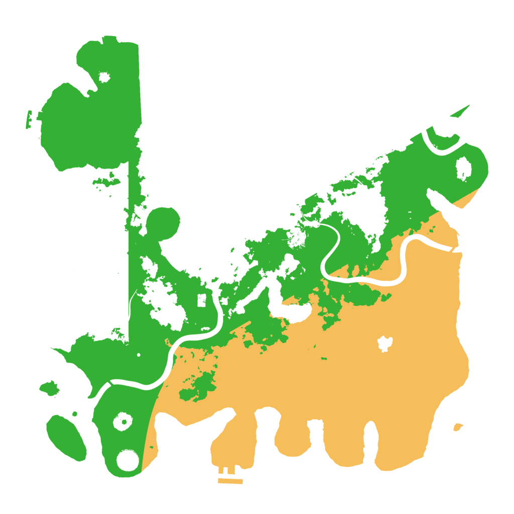 Biome Rust Map: Procedural Map, Size: 4200, Seed: 1089528035
