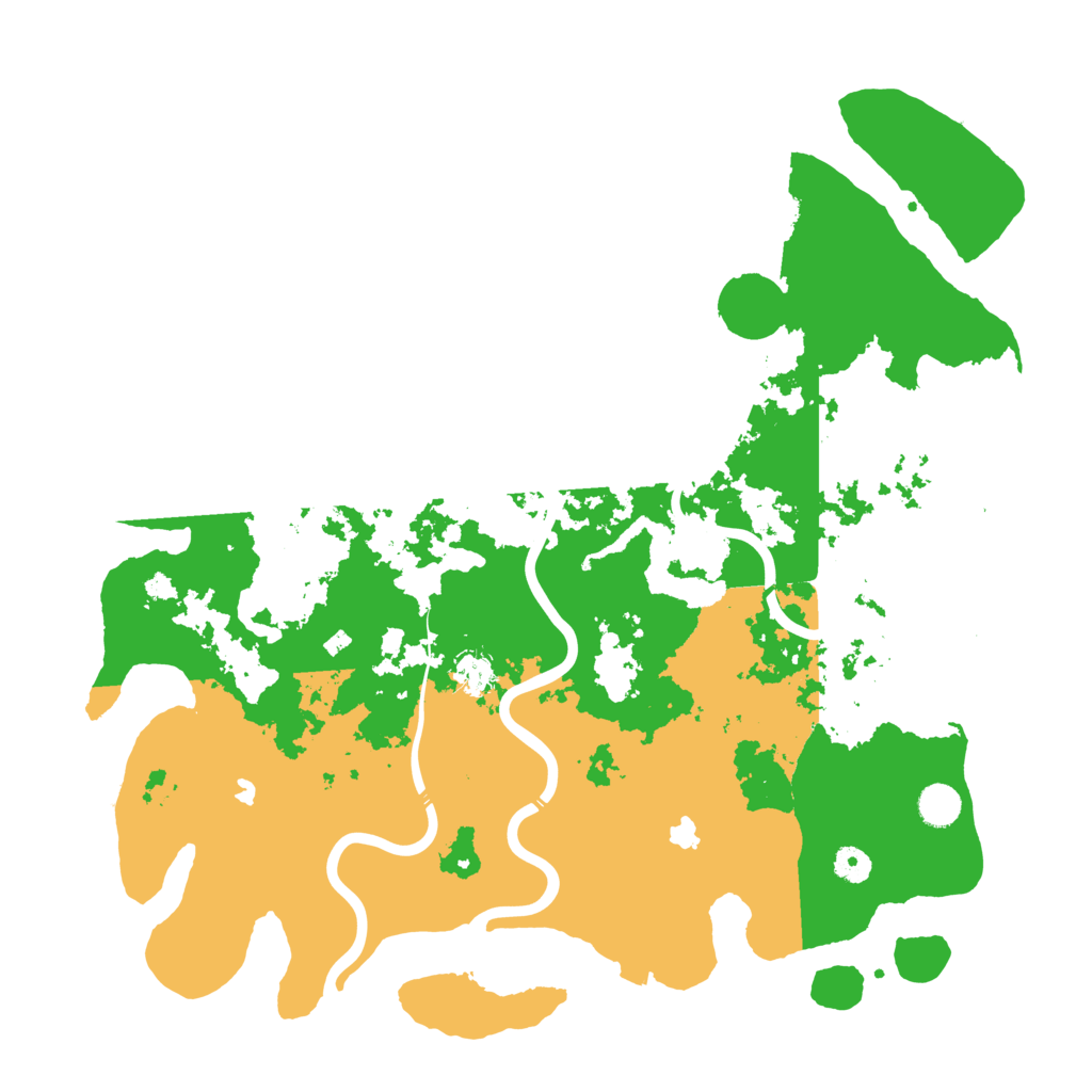Biome Rust Map: Procedural Map, Size: 4500, Seed: 987325270