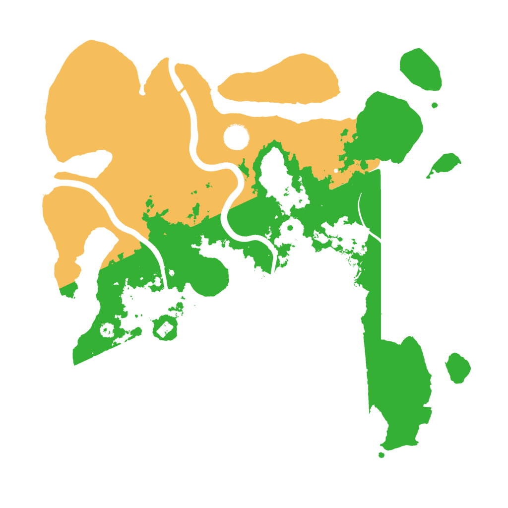 Biome Rust Map: Procedural Map, Size: 3500, Seed: 1071732182