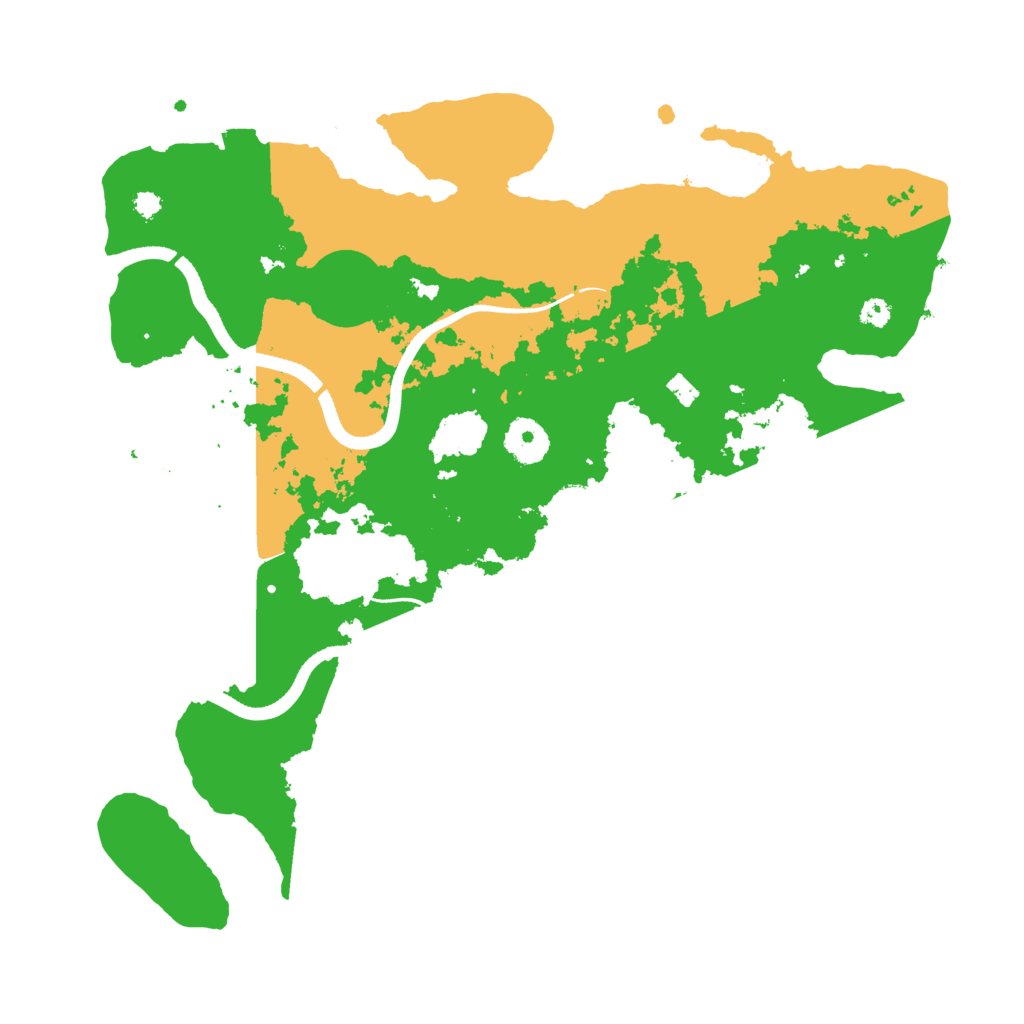 Biome Rust Map: Procedural Map, Size: 3500, Seed: 23102104