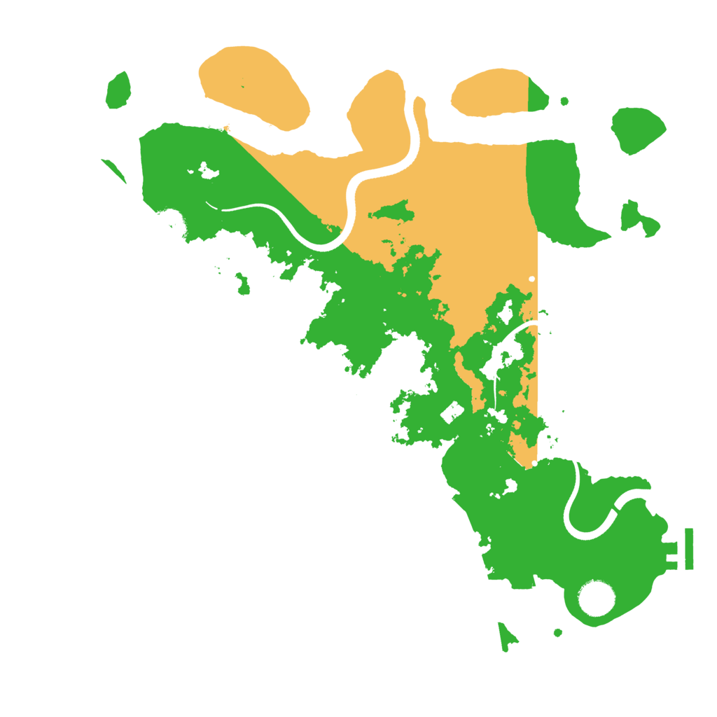 Biome Rust Map: Procedural Map, Size: 3500, Seed: 1312663851