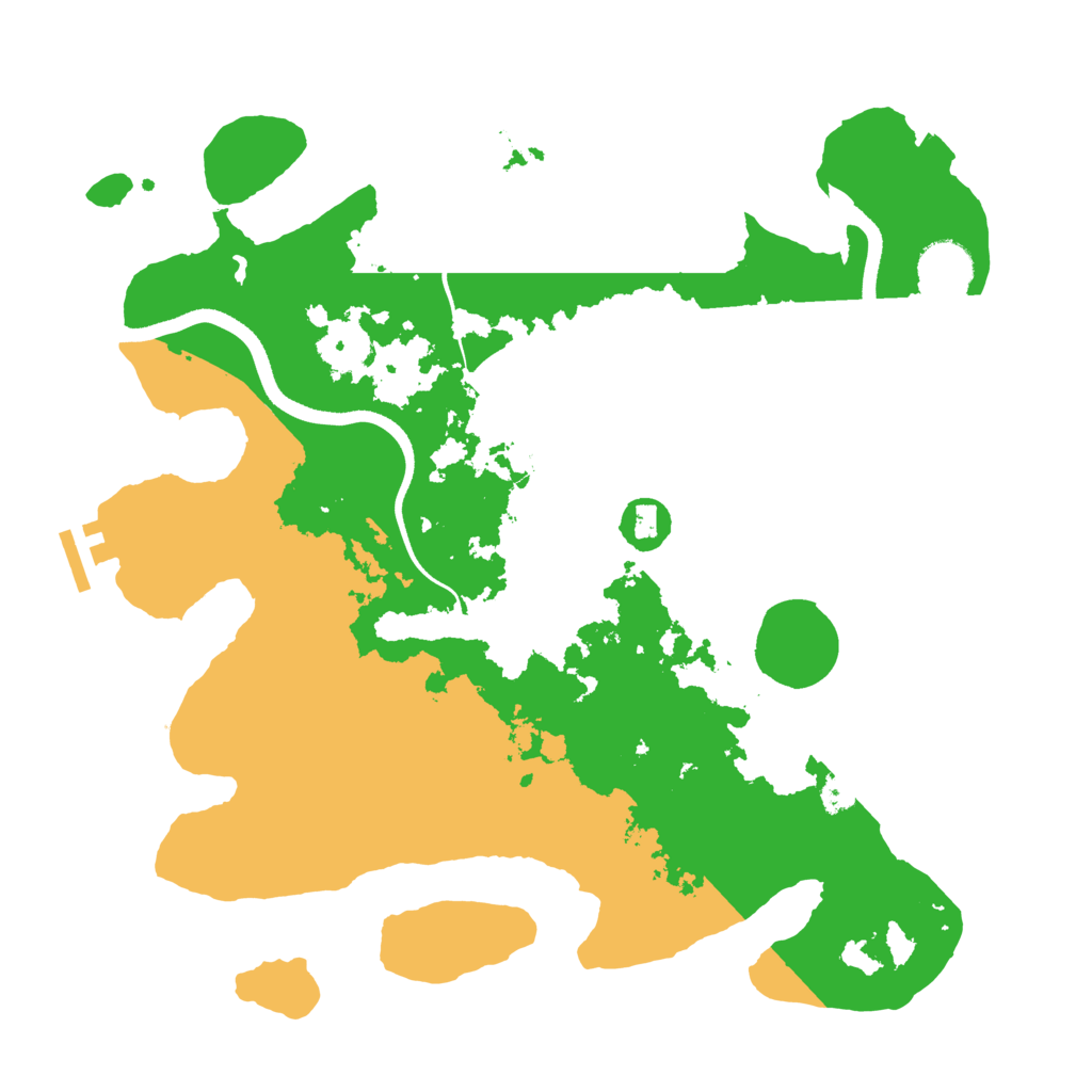 Biome Rust Map: Procedural Map, Size: 3500, Seed: 1414908902