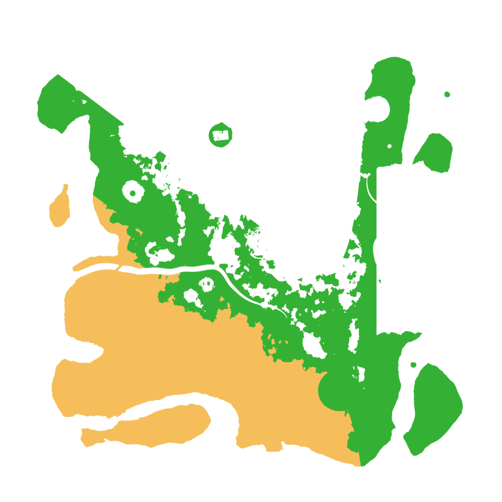 Biome Rust Map: Procedural Map, Size: 3500, Seed: 1206857979