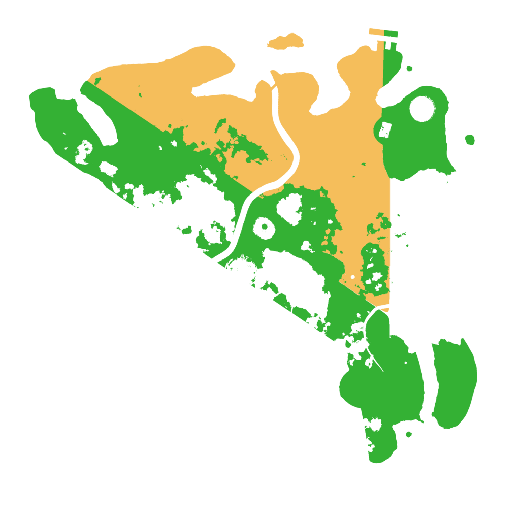 Biome Rust Map: Procedural Map, Size: 3650, Seed: 1722986600
