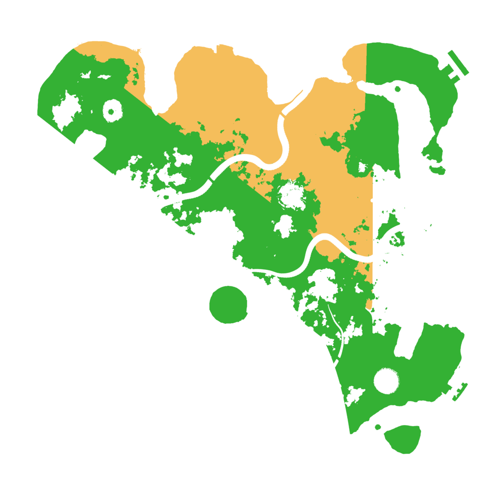 Biome Rust Map: Procedural Map, Size: 3500, Seed: 1653085089