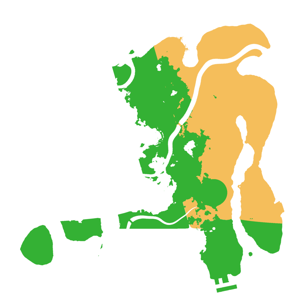 Biome Rust Map: Procedural Map, Size: 3000, Seed: 1504317810