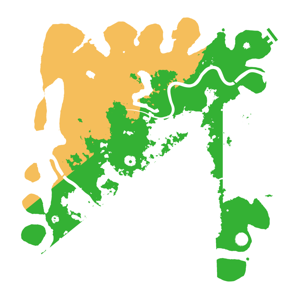Biome Rust Map: Procedural Map, Size: 4000, Seed: 257513893