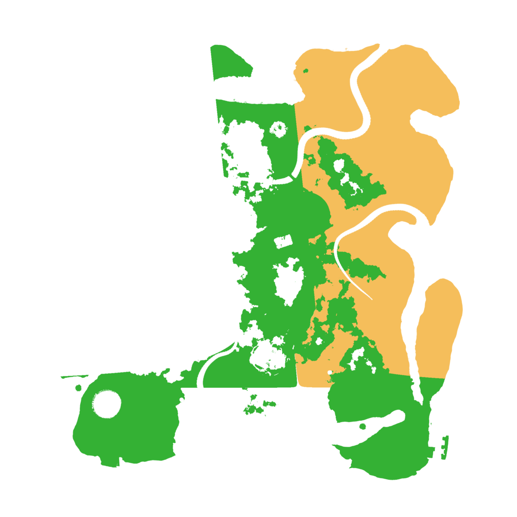 Biome Rust Map: Procedural Map, Size: 3250, Seed: 2064511310