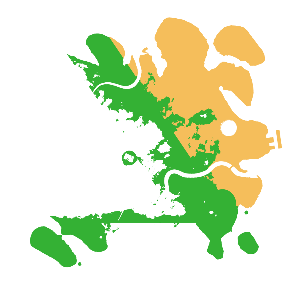 Biome Rust Map: Procedural Map, Size: 3250, Seed: 267372
