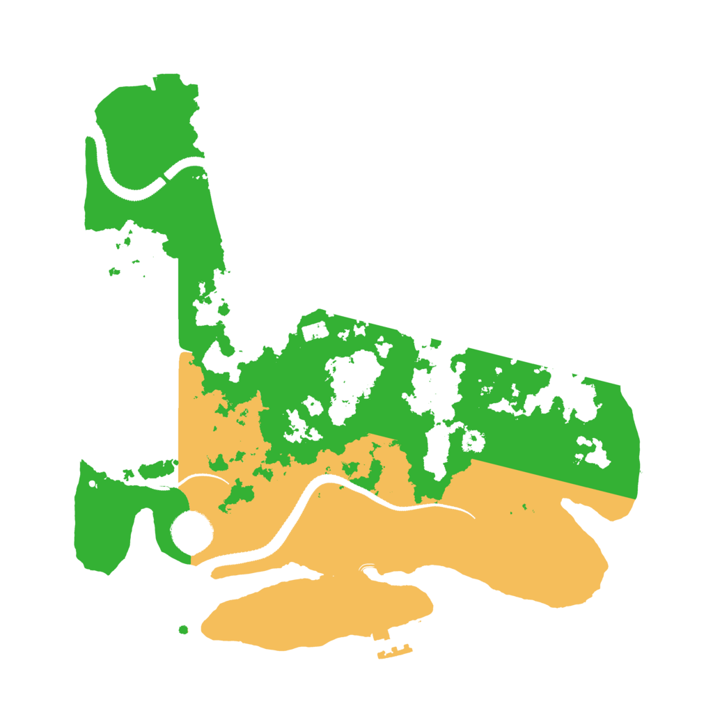 Biome Rust Map: Procedural Map, Size: 3100, Seed: 1408001592