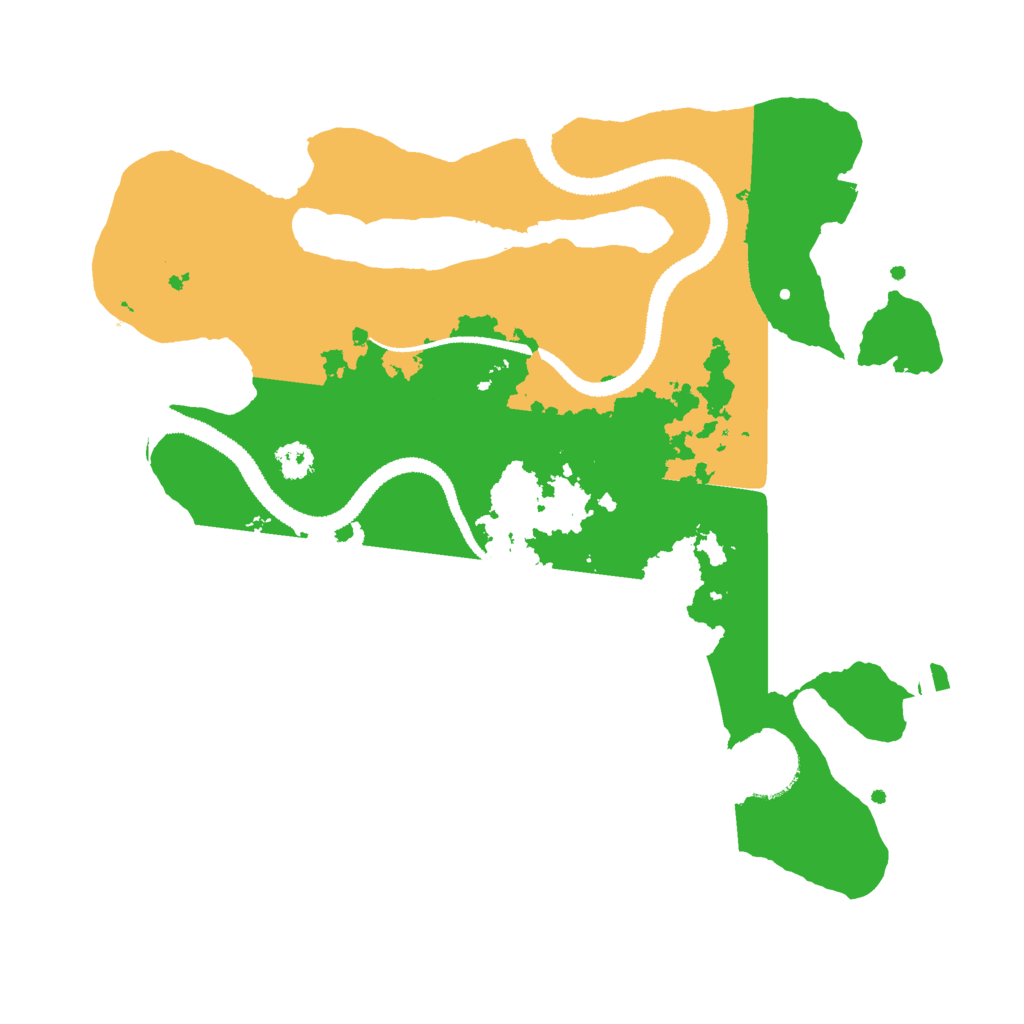 Biome Rust Map: Procedural Map, Size: 2800, Seed: 459401679