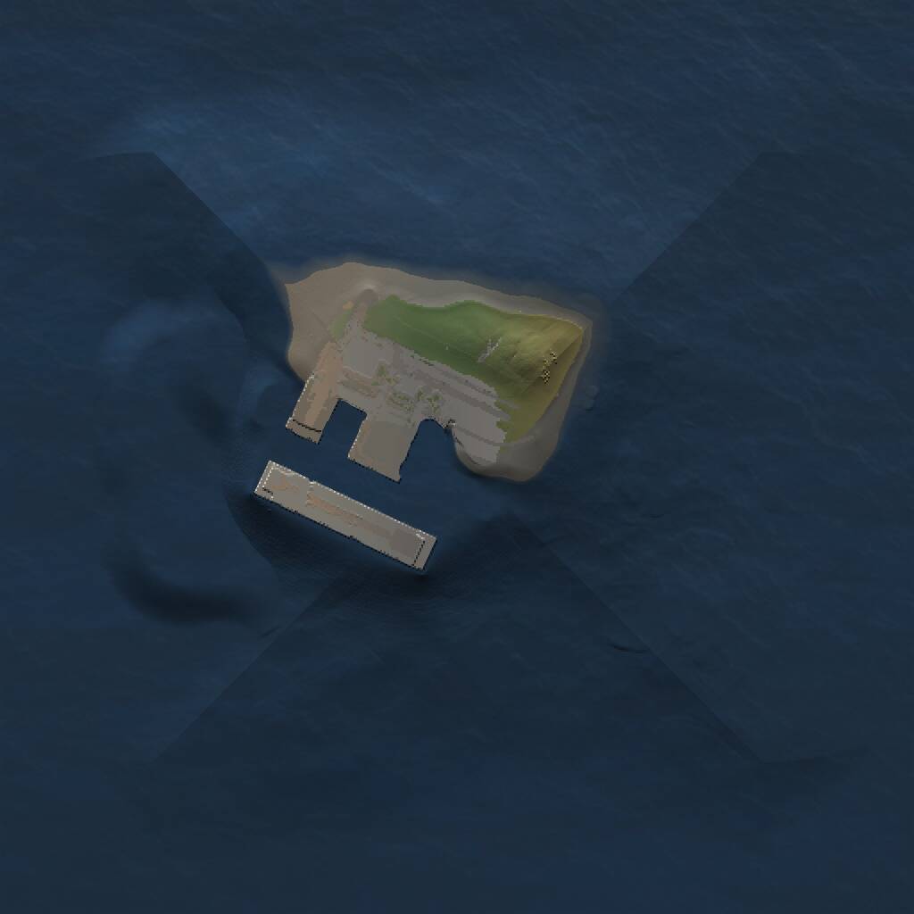 Rust Map: Procedural Map, Size: 1000, Seed: 298012809, 2 Monuments