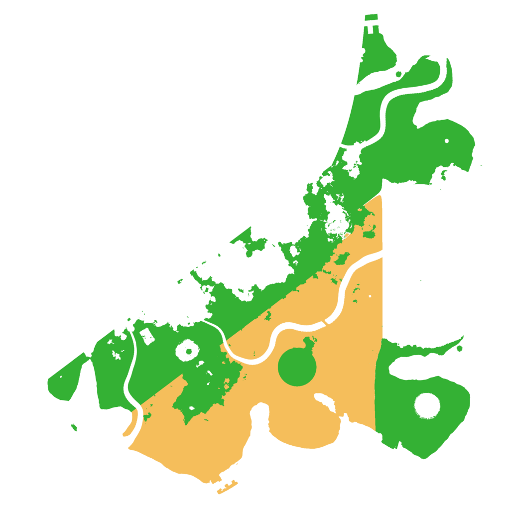 Biome Rust Map: Procedural Map, Size: 3500, Seed: 1424371711