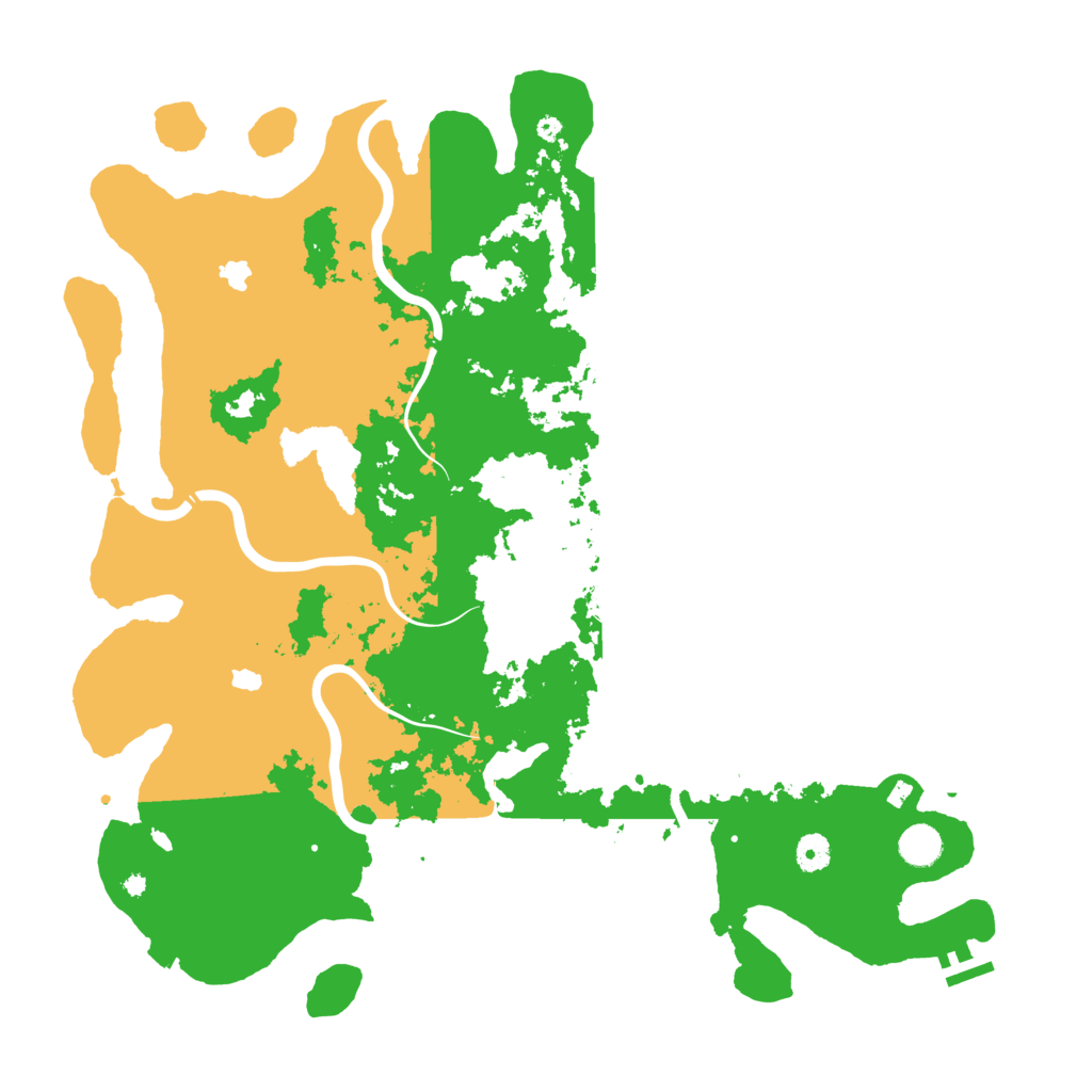 Biome Rust Map: Procedural Map, Size: 4500, Seed: 247204226